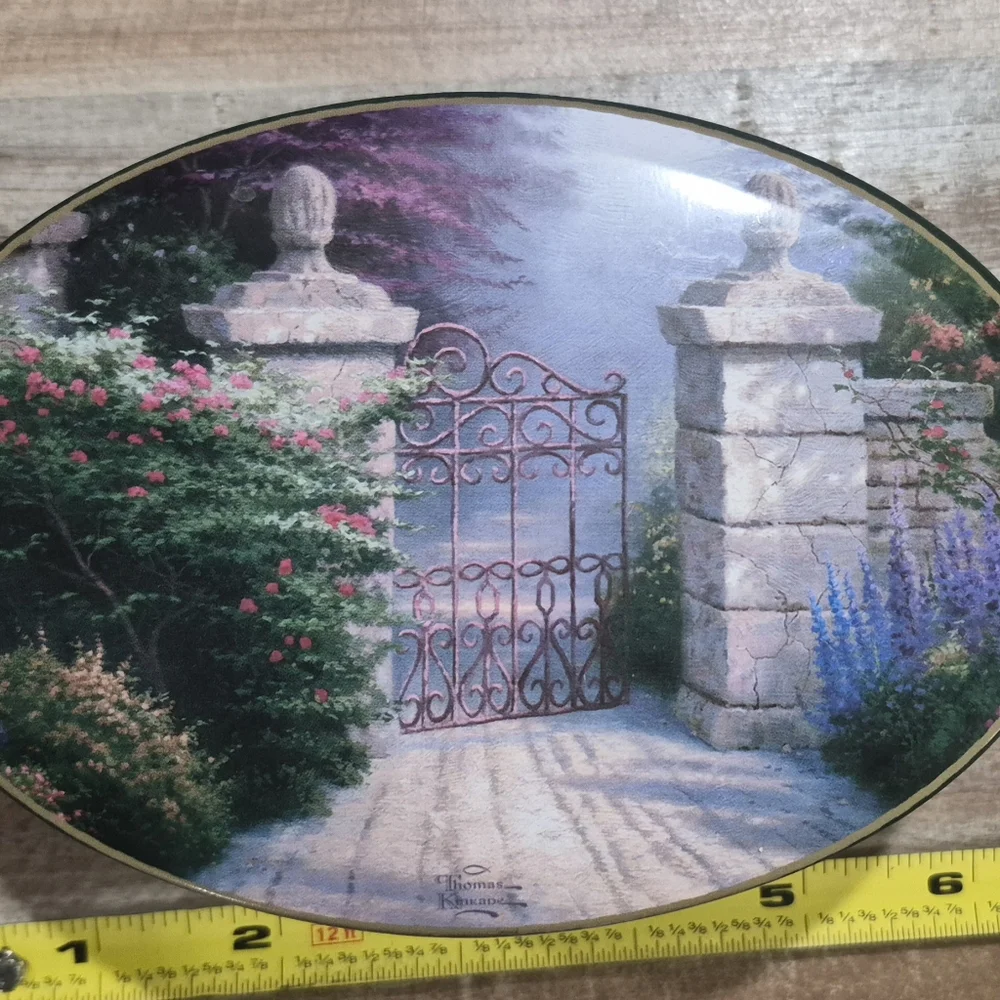 Thomas Kinkade 'Prayers of Hope and Light' with Vibrant Landscape And Candle Set - Picture 14 of 14